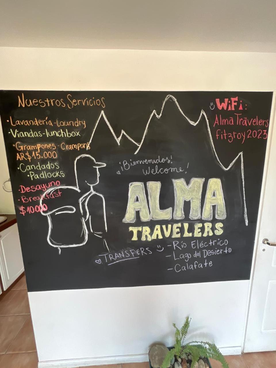 ALMA Travelers Vandrerhjem El Chalten Eksteriør bilde